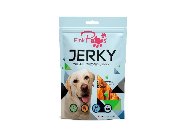 PinkPaws Cristal Chicken Jerky- Chicken Dog Treat