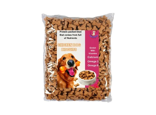TAILWAGZ Puppy Biscuits 0.5Kg Owen Baked Treats Chicken, Egg, Rice, Mutton Dog Treat