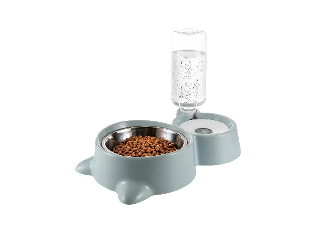 Maharaj Mall oval Plastic Pet Bowl & Bottle