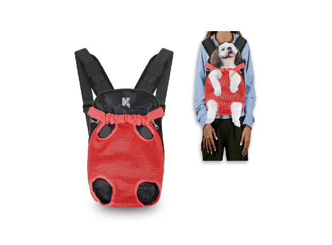 GLAZU Pet Carrier Bag Pink Backpack Pet Carrier