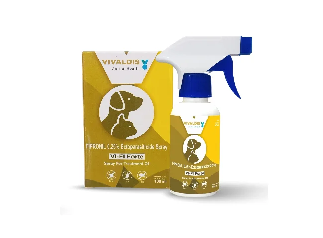 VIFI Forte Spray For Flea and Tick Fresh Dog, Cat Shampoo (100 ml)