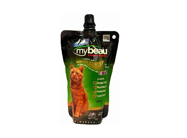 Vitamin & Mineral Food Supplement with Meat & Garlic for Cats 0.3 kg Wet Adult, Young Cat Food