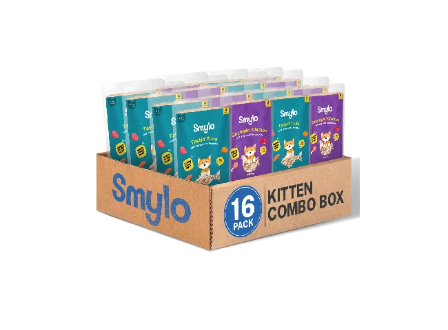 Natural Healthy Wet Kitten Food (2-12 Months) Combo of Chicken, Liver, Tuna, Salmon