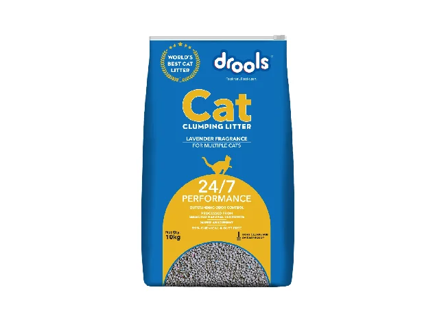 Clumping Lavender Frangrance Bentonite Cat Litter 5 Kg Pet Litter Tray Refill