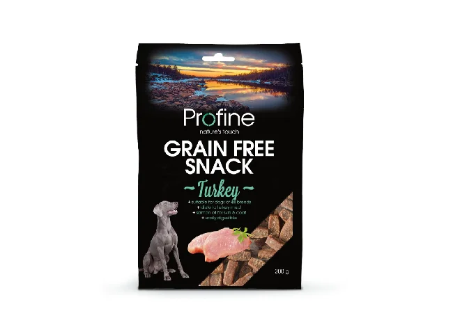PROFINE Profine Grain-Free Snack Turkey 200g- Turkey 0.4 kg (2x0.2 kg) Dry All Life Stages Dog Food