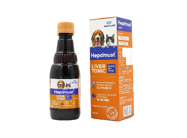 Hepamust Syrup for Dog & Cat 200ml Pet Health Supplements (200 ml)