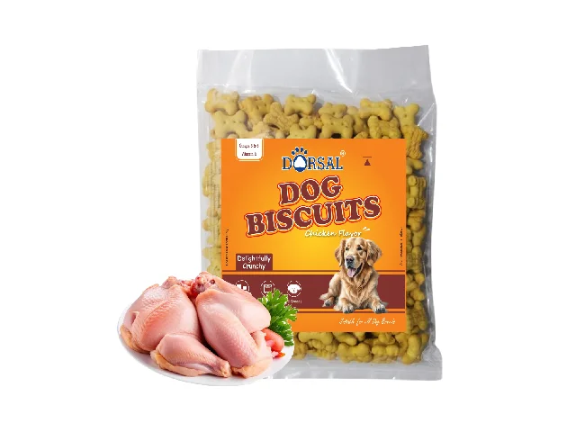 Dog Biscuits 1 kg Pack, chicken flavor Chicken Dog Treat (1 kg)