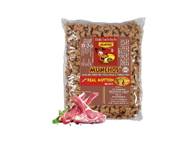 Mutton Puppy Dog Biscuit-1kg Mutton Dog Treat (1 kg)