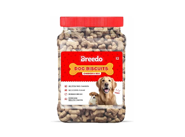 Dog Biscuits Treat Real (Chicken Flavour) || Healthy Chicken & EGG Chicken Dog Treat (0.8 kg)