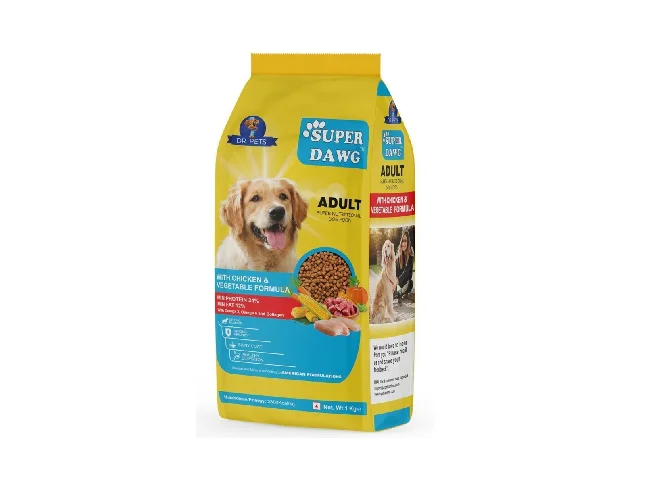 Dr.pets Dog Dry Food Adult Chicken & Vegetables – 1 kg Chicken 1 kg Dry Adult, Senior Dog Food